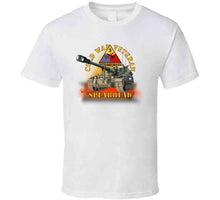 Load image into Gallery viewer, 3rd Armored Division - Spearhead  W  M109 Howitzer - Fire X 300 T Shirt
