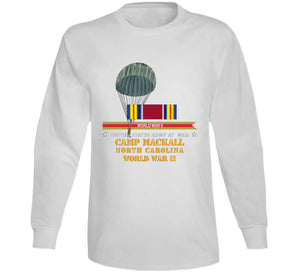 Army - Camp Mackall, Nc  W Svc Wwii W Streame W Jumper  X 300 Classic T Shirt, Crewneck Sweatshirt, Hoodie, Long Sleeve