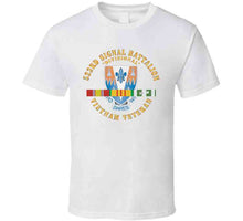 Load image into Gallery viewer, 523rd Signal Battalion, (divisional) W Vietnam Service Ribbons X 300 T Shirt
