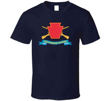 Load image into Gallery viewer, Army - 28th Infantry Division - W Br - Ssi - Ribbon X 300 T Shirt
