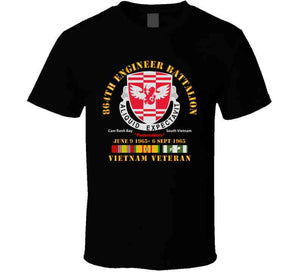 864th Engineer Bn - June 9 1965 - 6 Sept 1965 - Vietnam Vet W Vn Svc Classic T Shirt, Crewneck Sweatshirt, Hoodie, Long Sleeve