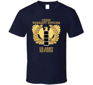 Emblem - Warrant Officer - Cw4 - Retired X 300 T Shirt