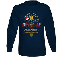 Load image into Gallery viewer, Army - 1st Squadron, 4th Cavalry - 1st Inf Div - Devil Bde - Ft Riley, Ks W Rider X 300 T Shirt
