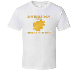 Navy - Navy Nurse Corps Pin Branch W Txt X 300 T Shirt