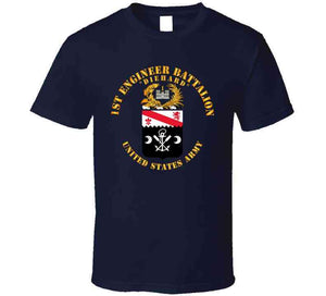 Army - Coa - 1st Engineer Battalion - Diehard T Shirt
