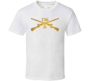 Army - 116th Infantry Regiment Branch - Alpha Company Wo Txt Classic T Shirt, Crewneck Sweatshirt, Hoodie, Long Sleeve