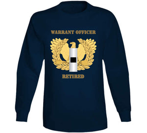 Emblem - Warrant Officer - Wo1 - Retired X 300 Classic T Shirt, Crewneck Sweatshirt, Hoodie, Long Sleeve