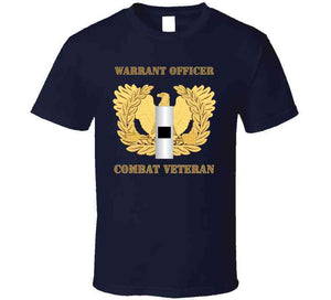 Emblem - Warrant Officer - Wo1 - Combat Veteran X 300 Classic T Shirt, Crewneck Sweatshirt, Hoodie, Long Sleeve