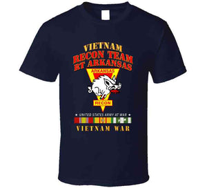 Recon Team -  Recon Team - Rt Arkansas - Razor - Vietnam War W Vn Svc T Shirt