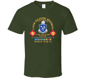 179th Infantry Regiment - Tomahawks - Dui  - 45th Id - Wwii W Eur Svc X 300 T Shirt