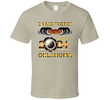Load image into Gallery viewer, Total Eclipse - 2024 - I Was There W Yellow Outline - Oklahoma T Shirt
