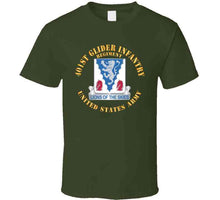 Load image into Gallery viewer, Army  - 401st Glider Infantry Regiment - Us Army W Dui X 300 T Shirt
