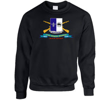 Load image into Gallery viewer, Army - 371st Infantry Regiment - Black Devils (v0) W Br - Ribbon Classic T Shirt, Crewneck Sweatshirt, Hoodie, Long Sleeve
