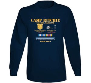 Camp Ritchie - Cascade, Maryland - Mitc, Pow Camp W Svc Amcam - Wwii X 300 T Shirt