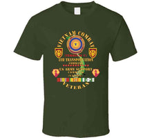 Load image into Gallery viewer, Army - Vietnam Combat Veteran W 4th Transportation Command, Us Army Support Cmd Saigon W Vn Svc X 300 T Shirt

