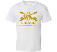 Load image into Gallery viewer, Atk Helicopter Troop - Q - 4 - 11th Acr - Branch W Txt X 300 T Shirt
