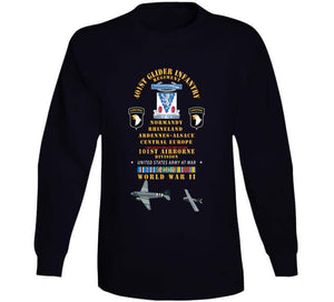 Army - 401st Glider Infantry Regiment, 101st Airborne Div - Rhineland Central Eur Wwii W Eur Svc X 300 T Shirt