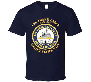 Navy - Uss Frank Cable (as-40) X 300 T Shirt