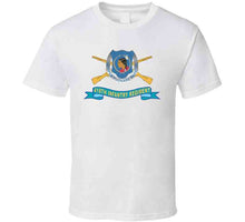 Load image into Gallery viewer, Army - 418th Infantry Regiment - Dui W Br - Ribbon X 300 T Shirt
