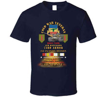 Load image into Gallery viewer, Army - Cold War Vet - 4th Bn 73rd Armor - 1st Inf Div - Panzer Kaserne Boblingen, Frg - M60a1 Tank  - Big Red One W Cold Svc X 300 T Shirt
