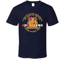 Load image into Gallery viewer, Army - Dui - 14th Infantry Regiment The Right Of The Line W Vn Svc X 300 T Shirt
