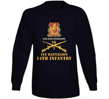 Load image into Gallery viewer, Army - 1st Bn 14th Infantry W Dui - Inf Branch X 300 Classic T Shirt, Crewneck Sweatshirt, Hoodie, Long Sleeve
