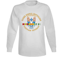 Load image into Gallery viewer, 523rd Signal Battalion, (divisional) W Vietnam Service Ribbons X 300 T Shirt
