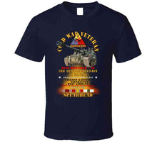 Load image into Gallery viewer, 3rd Armored Division  - Gelnhausen, Germany - M109 Howitzer Sp  - Spearhead W Fire - 1973-76 - Cold X 300 T Shirt
