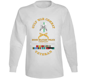 Gulf War Combat Vet - 822nd Mp Company Emblem W Gulf Svc X 300 Classic T Shirt, Crewneck Sweatshirt, Hoodie, Long Sleeve