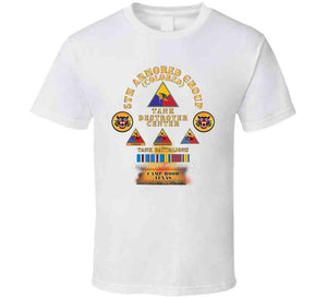 5th Armored Group -  Camp Hood, Tx W Fire - W 758, 761, 784th Tank Bn Ssi W Dui - Am Svc X 300 T Shirt