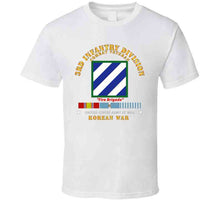 Load image into Gallery viewer, Army - 3rd Id - Korean War W Korea War Svc T Shirt
