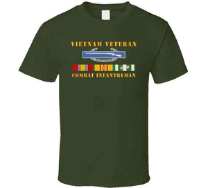 Army - Vietnam Veteran - Cbt Infantryman W Cib Vn Svc Classic T Shirt, Crewneck Sweatshirt, Hoodie, Long Sleeve