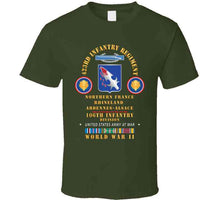Load image into Gallery viewer, Army - 423rd Infantry Regiment, 106th Infantry Div - Northern France Rhineland Eur Wwii W Eur Svc X 300 T Shirt
