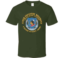 Load image into Gallery viewer, Army  - 418th Infantry Regiment - Always Ready To Fight - Us Army W Dui X 300 T Shirt
