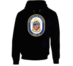 Navy - Uss Oscar Austin (ddg 79) Wo Txt T Shirt