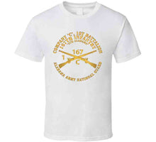 Load image into Gallery viewer, Army - Company C, 1st Bn, 167th Infantry - 4th Alabama - Alarng - Inf Branch X 300 T Shirt

