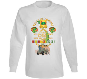 Vietnam Combat Vet - 716th Mp Bn, 89th Mp Group W  Dui - Br  W Mp Patrol Jeep W Vn Svc X 300 T Shirt