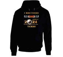 Load image into Gallery viewer, Total Eclipse - 2024 - I Was There W Yellow Outline - Texas T Shirt
