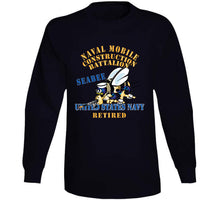 Load image into Gallery viewer, Navy - Seabee - Retired X 300 T Shirt
