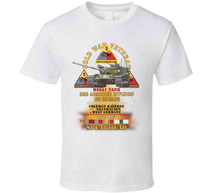 Cold War Vet -  3rd Armored Division  - Gelnhausen, Germany - M60a1 Tank  - Spearhead W Fire - 1978-1981 W Dui - Cold X 300 T Shirt