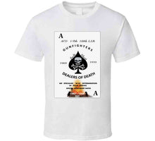 Load image into Gallery viewer, Army - Aco 1-6th 198th L.i.b -gunfighters - Death Card 67-69 Tet W Fire X 300 T Shirt
