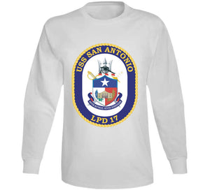 Navy - Uss San Antonio (lpd-17) Wo Txt X 300 T Shirt