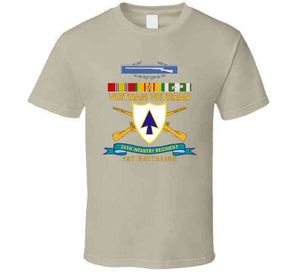 Army - 26th Infantry Regiment - Dui W Br - Ribbon - Top - 1st Bn W Cib Vn Svc  X 300 Classic T Shirt, Crewneck Sweatshirt, Hoodie, Long Sleeve