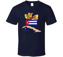 Load image into Gallery viewer, Cuba - Cuba With Palm And Map X 300 T Shirt
