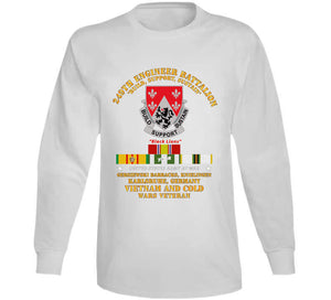 Army - 249th Engineer Bn - Karlsruhe, Germany W Vn And Cold Svc Classic T Shirt, Crewneck Sweatshirt, Hoodie, Long Sleeve