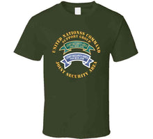 Load image into Gallery viewer, Joint Security Area - United Nations Command Support Group W Txt X 300 T Shirt
