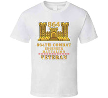 Load image into Gallery viewer, Army - 864th Engineer Battalion - Eng Branch - Veteran X 300 T Shirt
