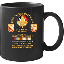 Load image into Gallery viewer, Army - 72nd Signal Bn, 5th Signal Command, Usa Stratcom, Eur, Karlsruhe, Germany W Cold Svc X 300 Classic T Shirt, Crewneck Sweatshirt, Hoodie, Long Sleeve, Mug
