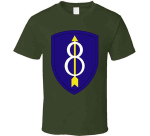 Army - 8th Infantry Division Wo Txt T Shirt
