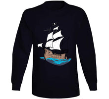 Load image into Gallery viewer, Pirate Ship - W Pirate Flag X 300 T Shirt
